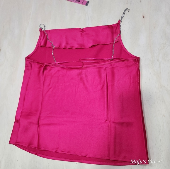 Fuchsia womens top size M - Picture 2 of 5